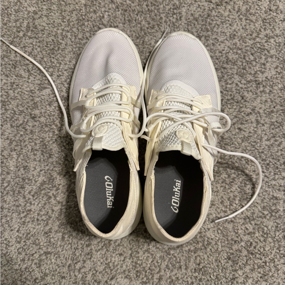 Olukai Men's Holo 10513-WBWB Bright White-Bright White size 11.5 - Picture 4 of 10